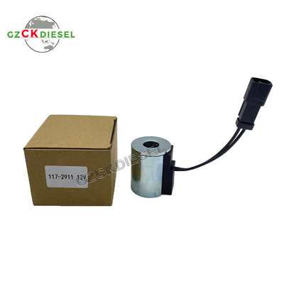 55MM DC12V সোলিনয়েড ভালভ কয়েল 117-2911 1172911 CAT BACKHOE LOADER 420D 442D 430D 432D 416C এর জন্য